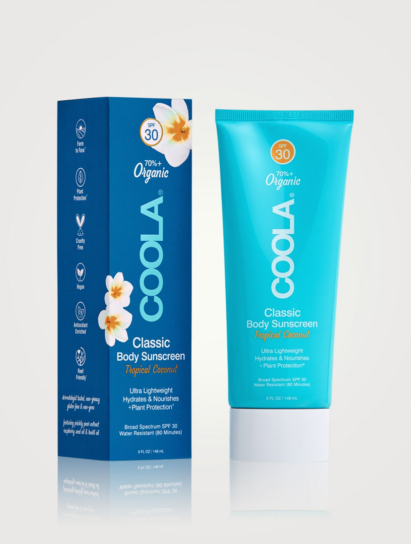 Coola Classic Body SPF 30 Sunscreen Lotion - Tropical Coconut Scent